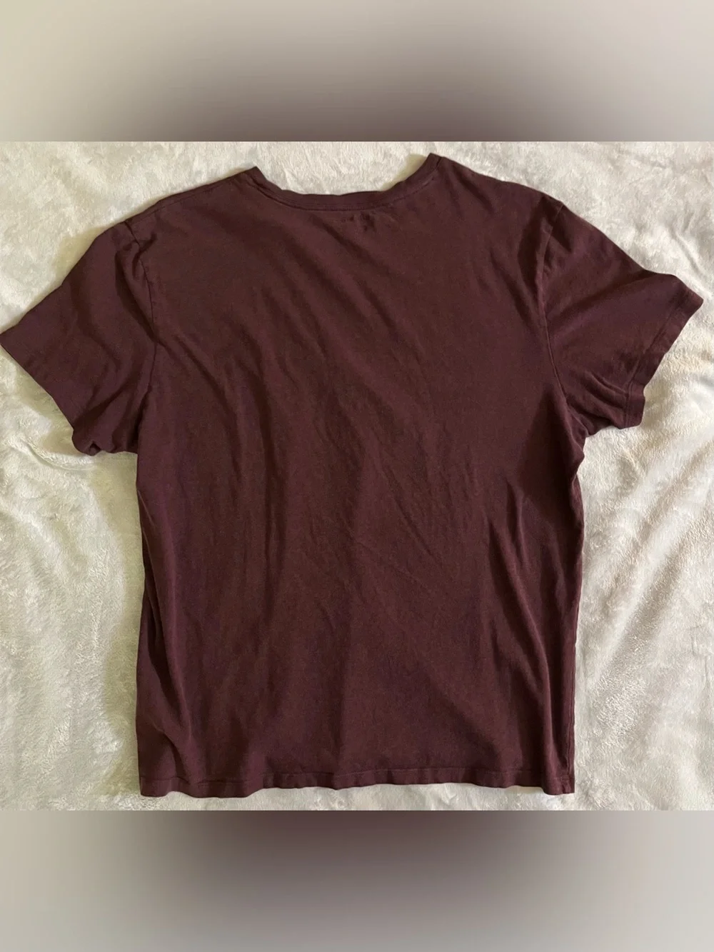 Banana Republic Heritage Graphic T Shirt Mens Size L Maroon Established 1978